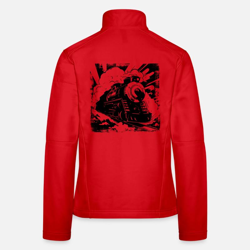 Eisenbahn Frauen Softshelljacke