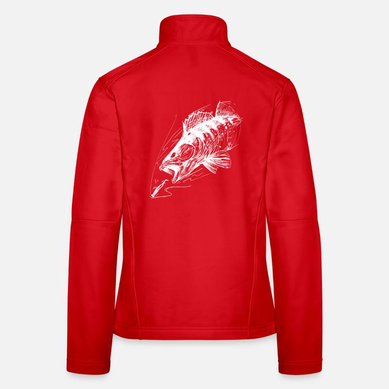 Fisch des Lebens! - Angeltshirt Zanderangriff 2 W Frauen Softshelljacke