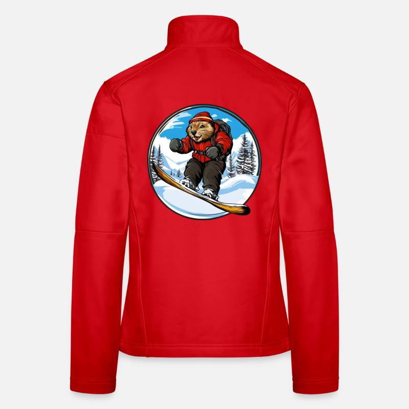 Beaver Snowboard Women's Softshell Jacket