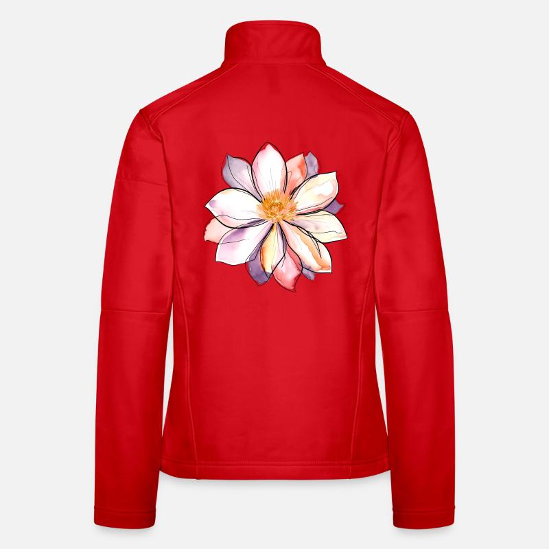 BlumeA Frauen Softshelljacke