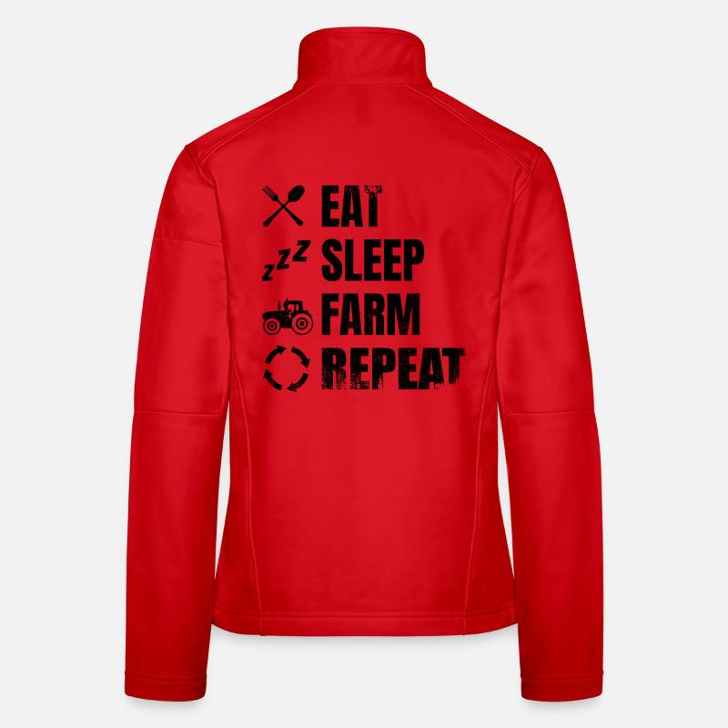 Farmer Schedule Women's Softshell Jacket