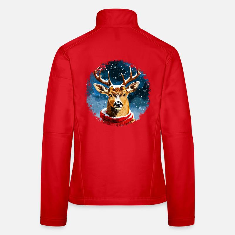 Style du cerf Veste en tissu softshell Femme