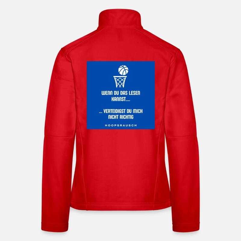 Read or Defend Saying Hoopsrausch - Women's Softshell Jacket - red