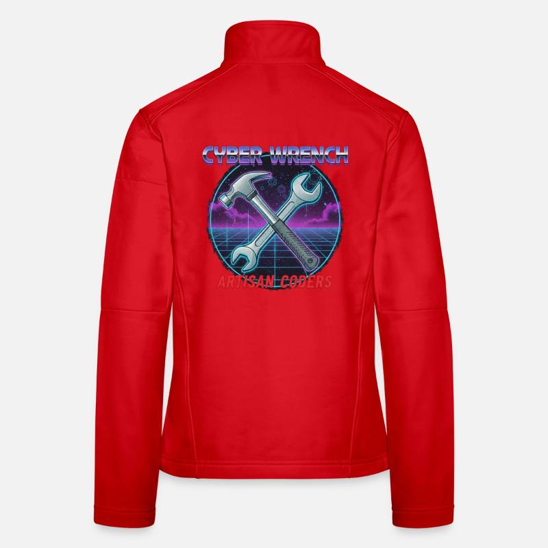 Retro Wave Craft Women's Softshell Jacket