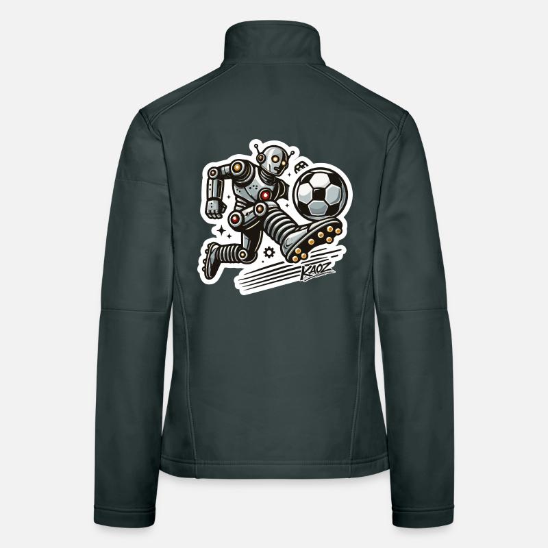 Robo Striker Soccer Bot Veste en tissu softshell Femme