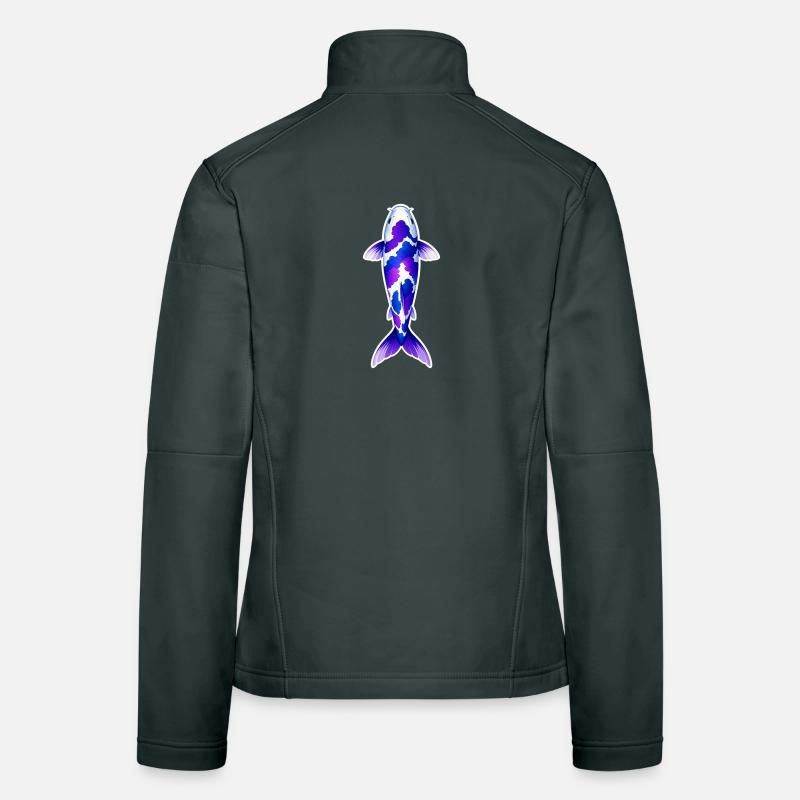 Koi . 1 . AI generated Women's Softshell Jacket
