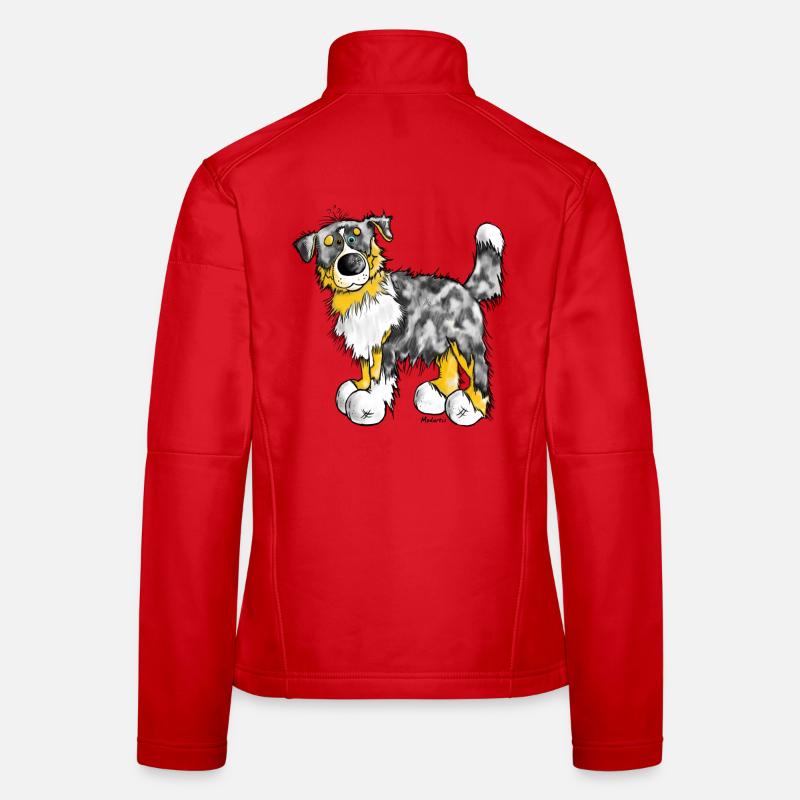 Aussie - Australian Shepherd - Hund - Dog Frauen Softshelljacke