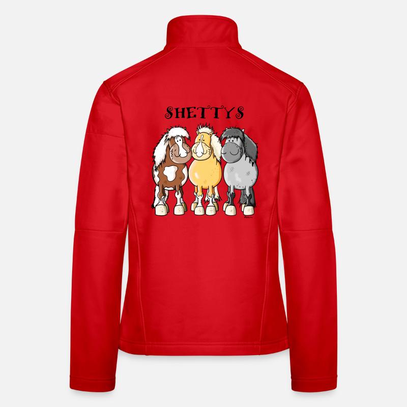 Three Shetland ponies Women's Softshell Jacket