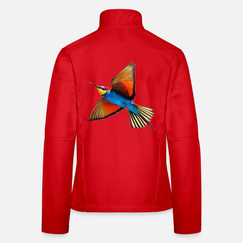 Bee-eater Bird Women's Softshell Jacket