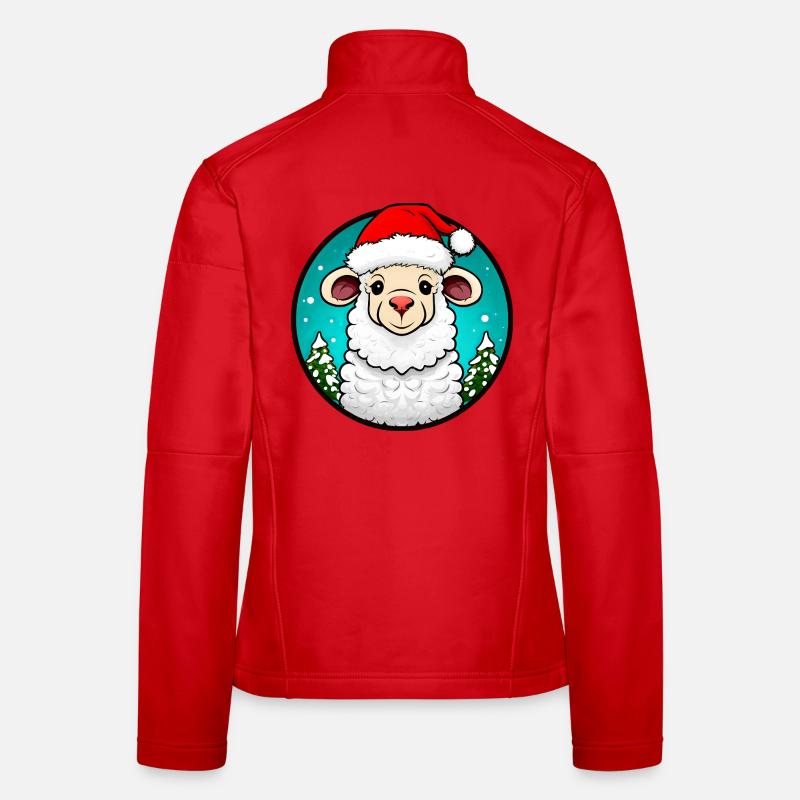 Sheep Christmas Women's Softshell Jacket