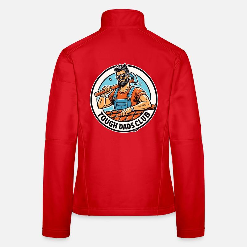 Harte Väter Heimwerker Club Frauen Softshelljacke