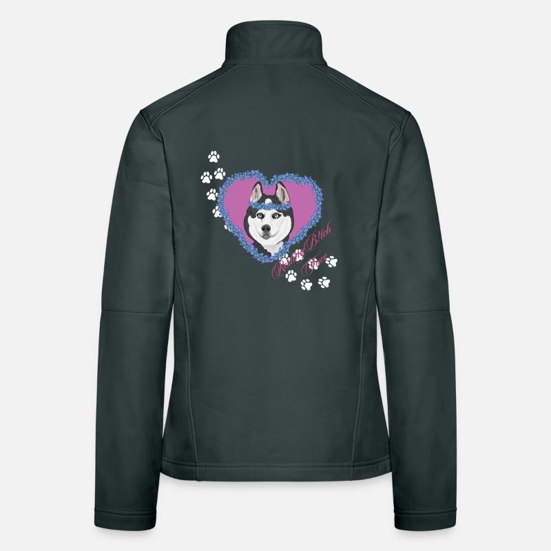 Resting B!tch Face Husky Women's Softshell Jacket