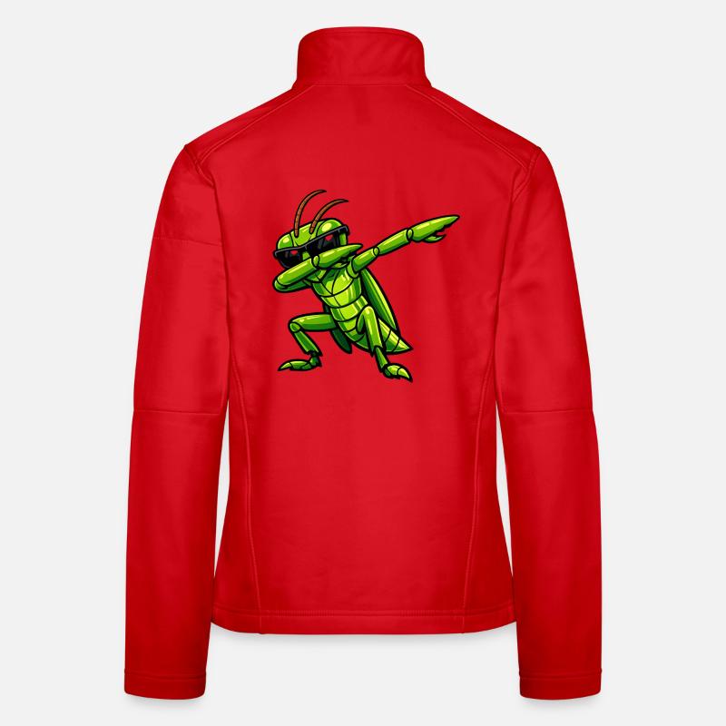 Dabbing Grashüpfer Frauen Softshelljacke