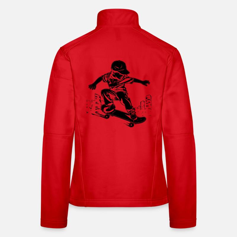 Skateboarding Junge Frauen Softshelljacke