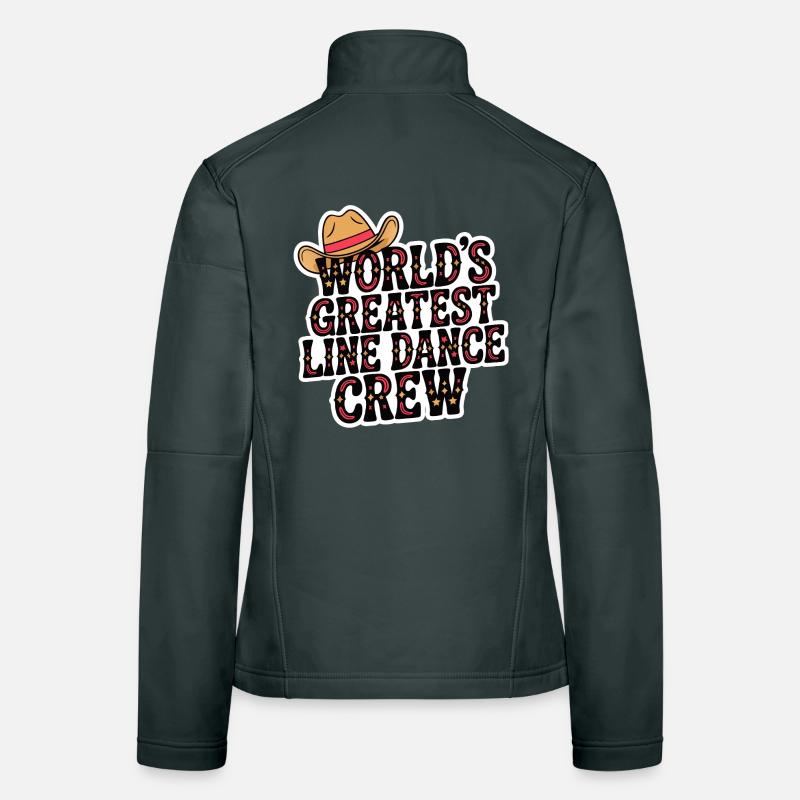 World's Largest Line Dance Crew Women's Softshell Jacket