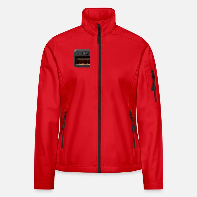 USB-MODE Frauen Softshelljacke