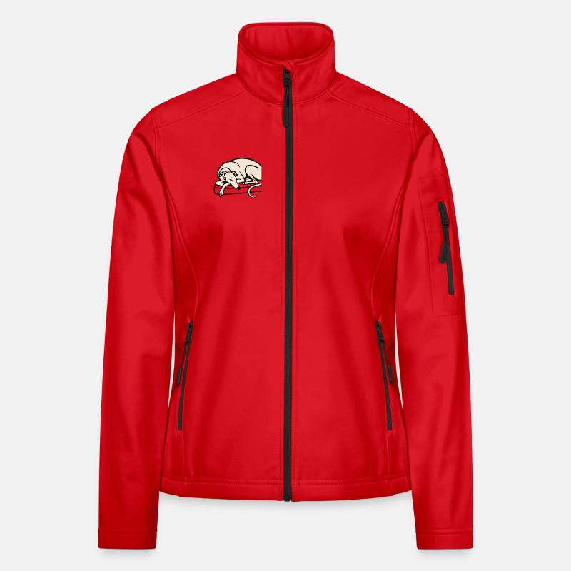Galgo sleeping Women's Softshell Jacket