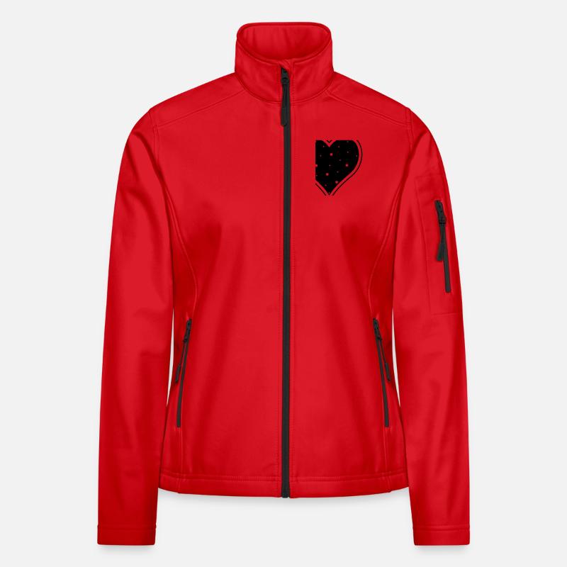 Cuore Compleanno Regalo Amore Amicizia Giacca softshell da donna