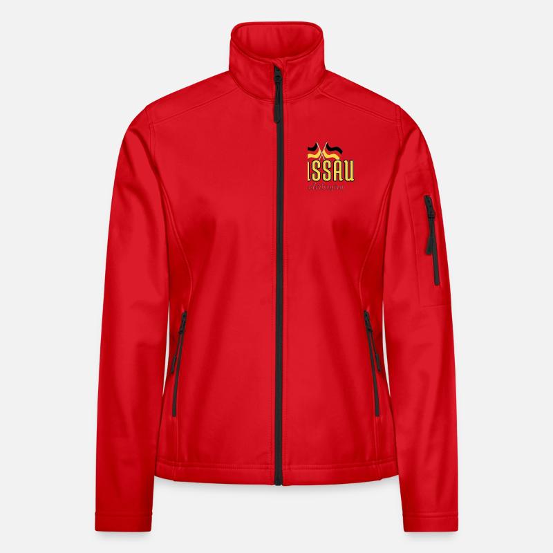 Passau Niederbayern Germany Flags Design - Women's Softshell Jacket - red