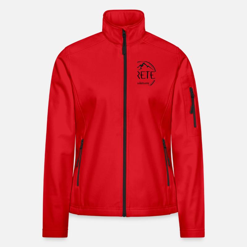 Arete - Eudaimonia - Frauen Softshelljacke - Rot