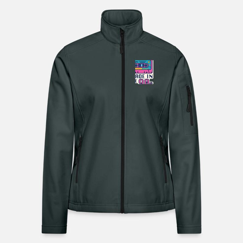 Cassette 90s Nostalgia Design Women's Softshell Jacket