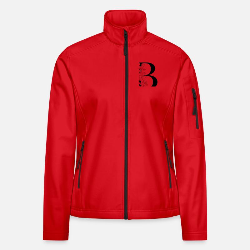 alphabet B Women's Softshell Jacket