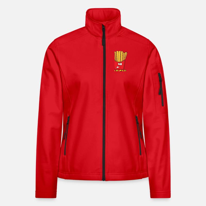 Frites en colère Veste en tissu softshell Femme