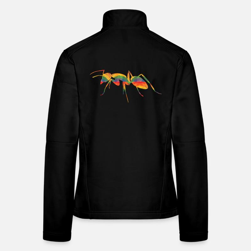Colored ants T-Shirts Women's Softshell Jacket
