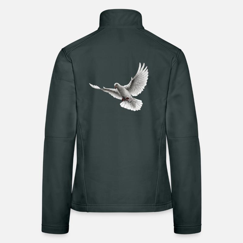 Taube Frauen Softshelljacke