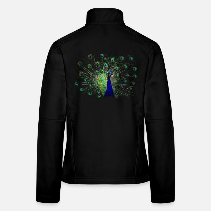 Pfau - Frauen Softshelljacke - Schwarz