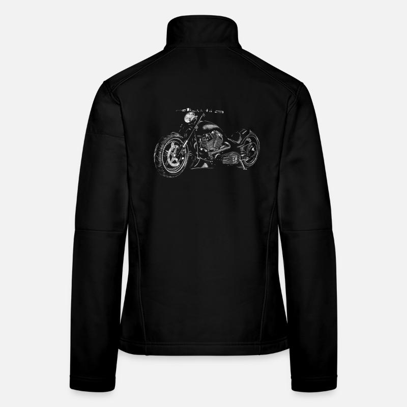chopper - Frauen Softshelljacke - Schwarz