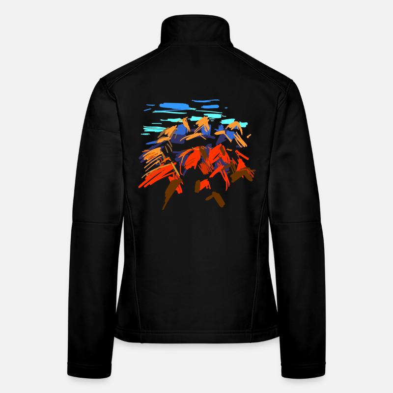 Berge Frauen Softshelljacke