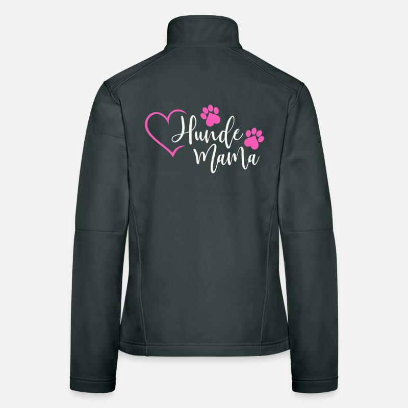 Hund Hunde Mama Hundemama Frauen Softshelljacke