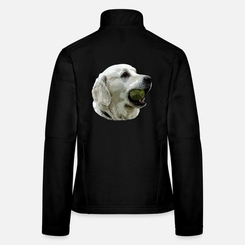 Labrador avec la bille Veste en tissu softshell Femme