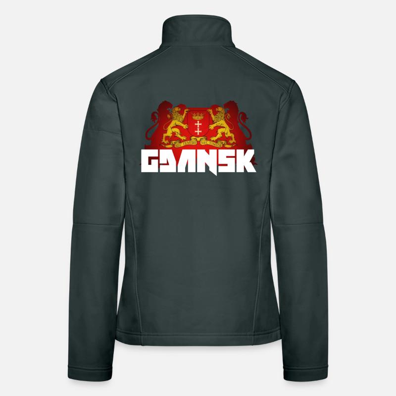 Danzig - Polen Frauen Softshelljacke
