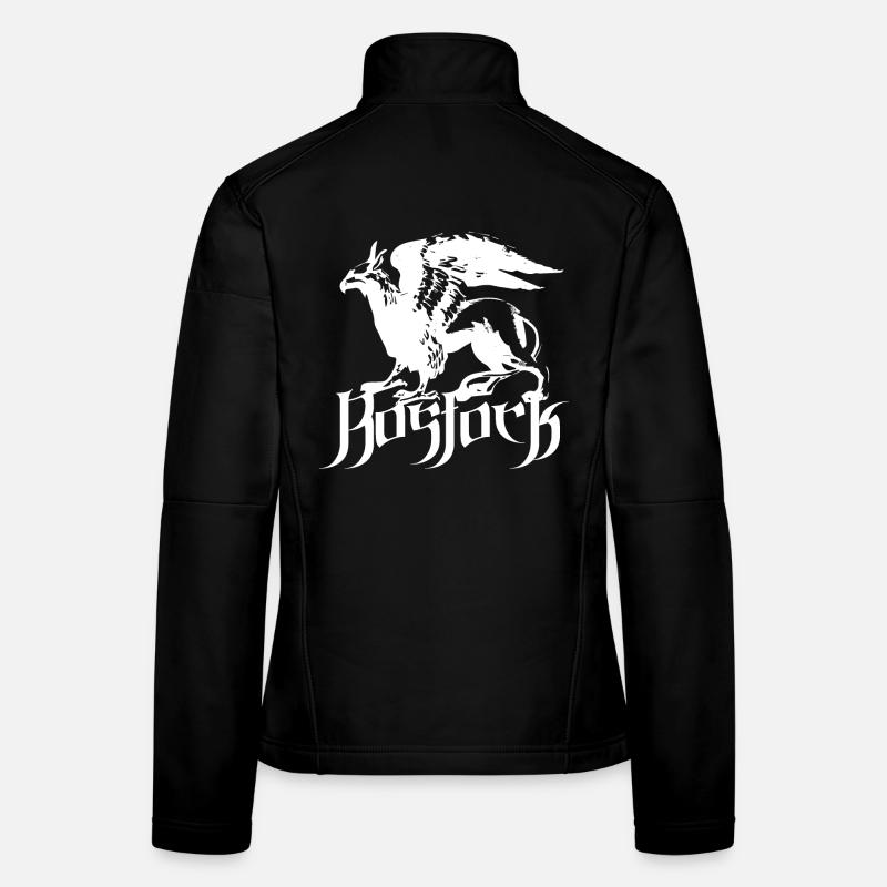 Rostock Greif - Frauen Softshelljacke - Schwarz