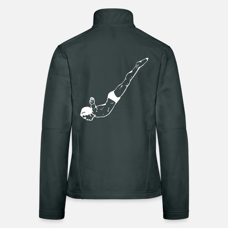 Plongeur Veste en tissu softshell Femme