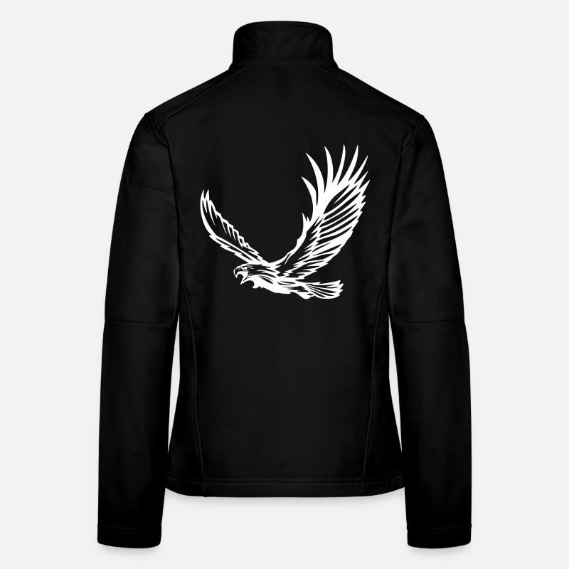 Aigle en vol - Design Veste en tissu softshell Femme