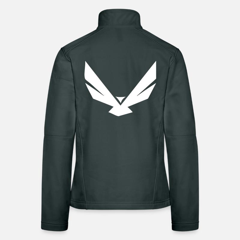 Eagle dans la forme la plus simple - design Veste en tissu softshell Femme
