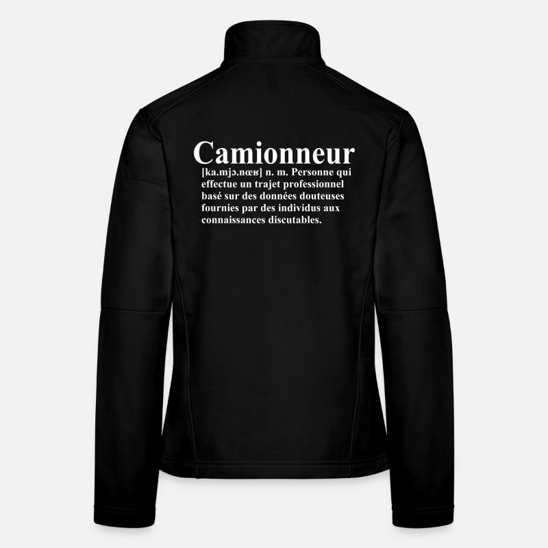 Camionneur Définition Veste en tissu softshell Femme