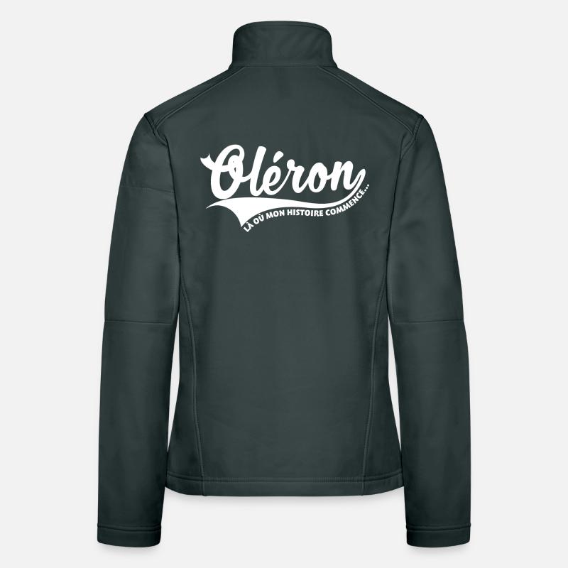 Oléron, Là où mon histoire commence... Veste en tissu softshell Femme