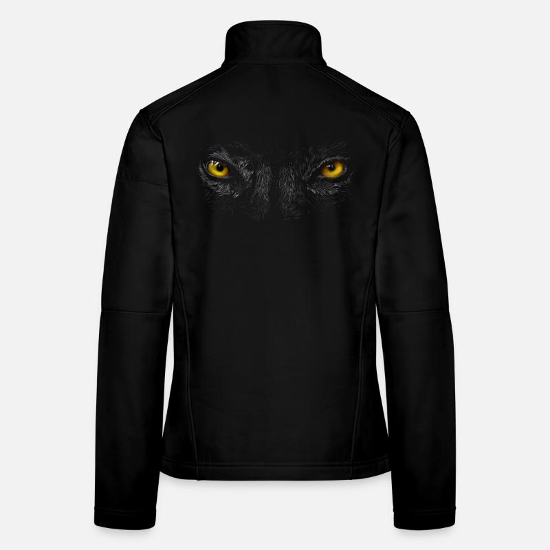 Wolf eyes Women's Softshell Jacket