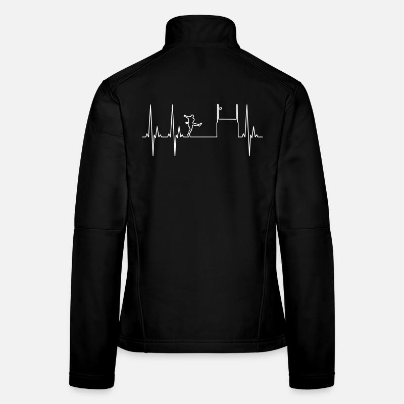 Electrocardiogram Rugby - Women's Softshell Jacket - black