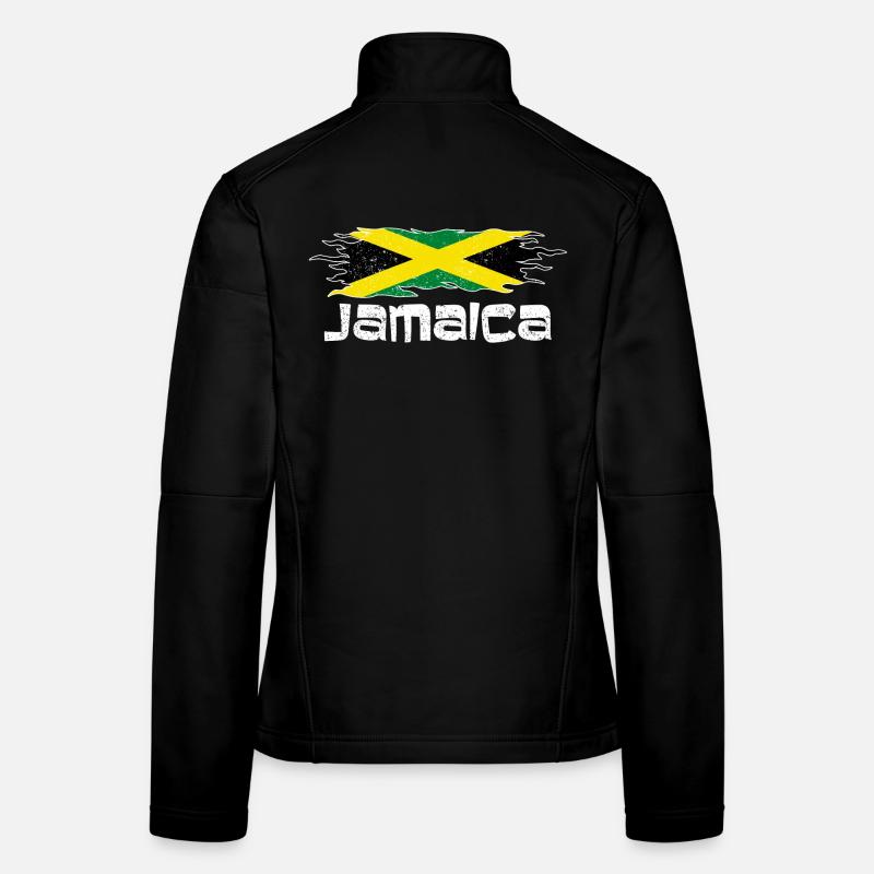 Jamaica flag - design Women's Softshell Jacket