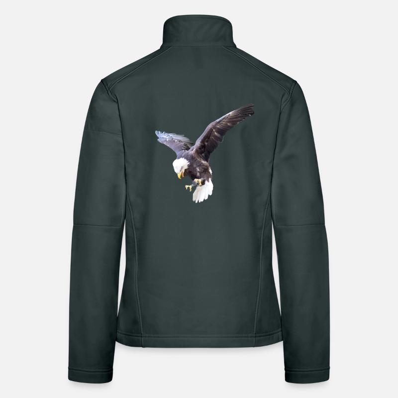 Eagle in a swoop Women's Softshell Jacket