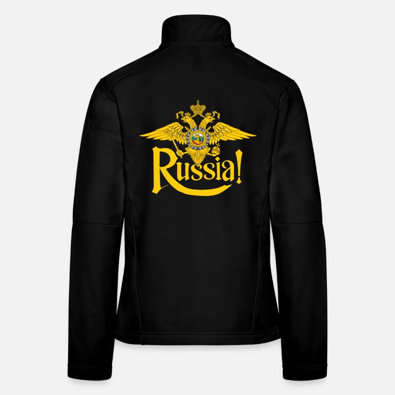 Russe, Russie Veste en tissu softshell Femme