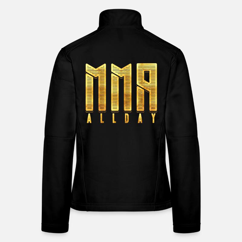 MMA - Mixed Martial Arts - MMA Allday - Women's Softshell Jacket - black