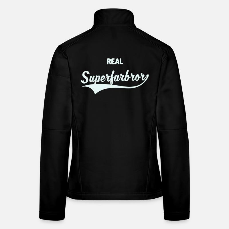 Real Superfarbror Veste en tissu softshell Femme