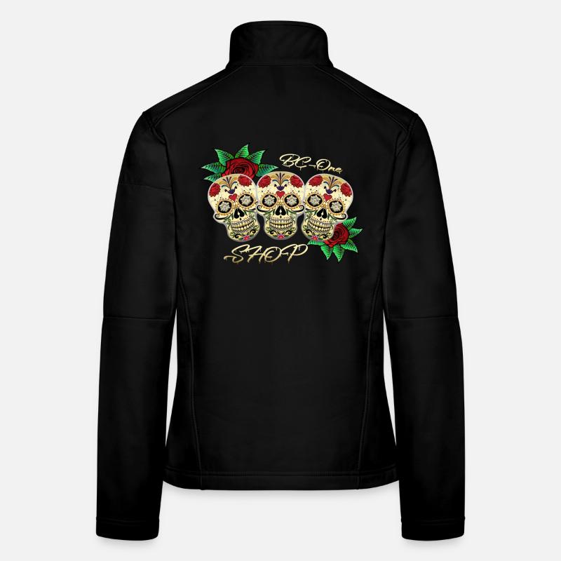 Totenköpfe Frauen Softshelljacke
