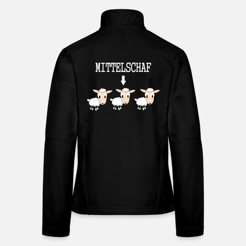 Lustige Schafe Frauen Softshelljacke